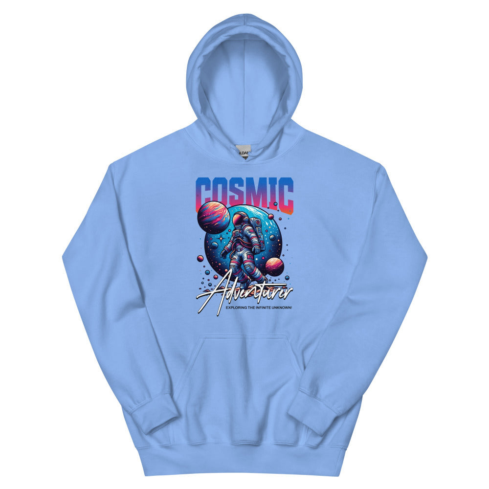 Cosmic Adventurer Hoodie - Carolina Blue Color - https://ascensionemporium.net